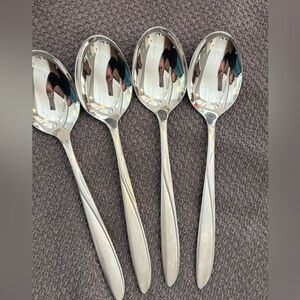 West Bend Oneida OHS91 Stainless Steel Flatware Tablespoons Set Of 4